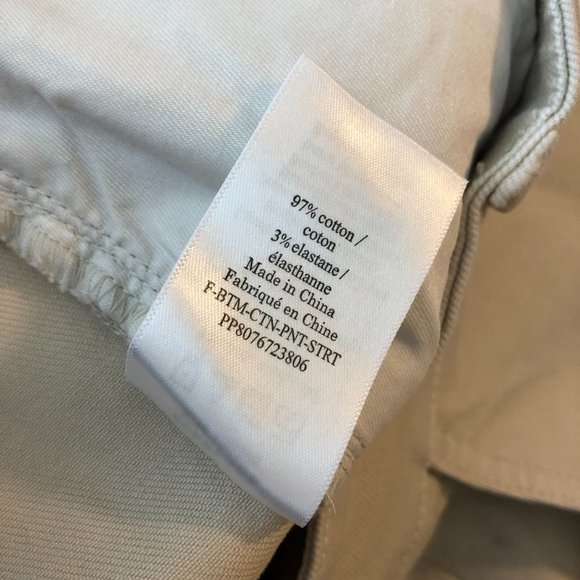 Everlane Womens The Straight-Leg Crop Pants Sandstone Beige 10 - Picture 6 of 7